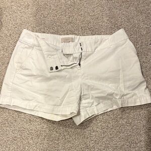 LOFT Women's Cream Cargo Shorts